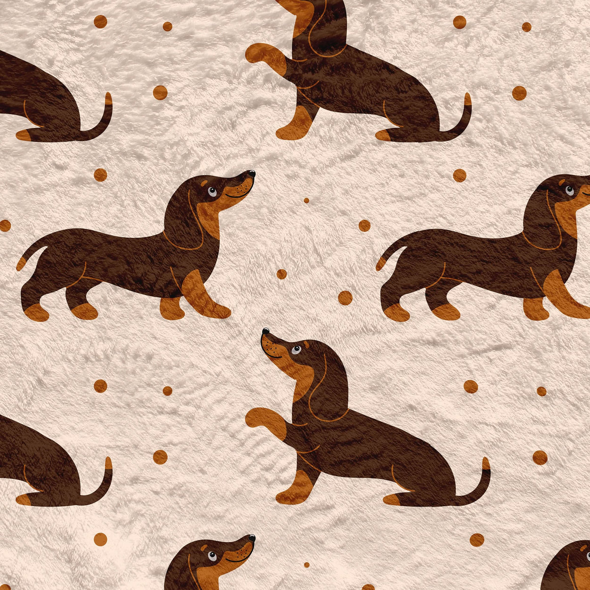 The Sausage Dog Fleece Blanket