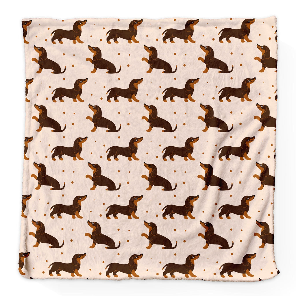 The Sausage Dog Fleece Blanket