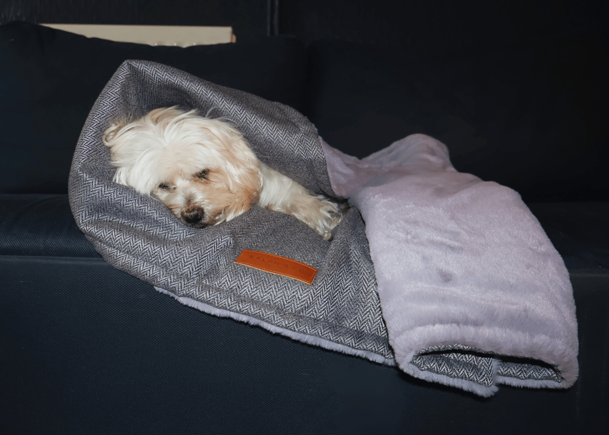 The Balmoral Blanket – Herringbone & Faux Fur