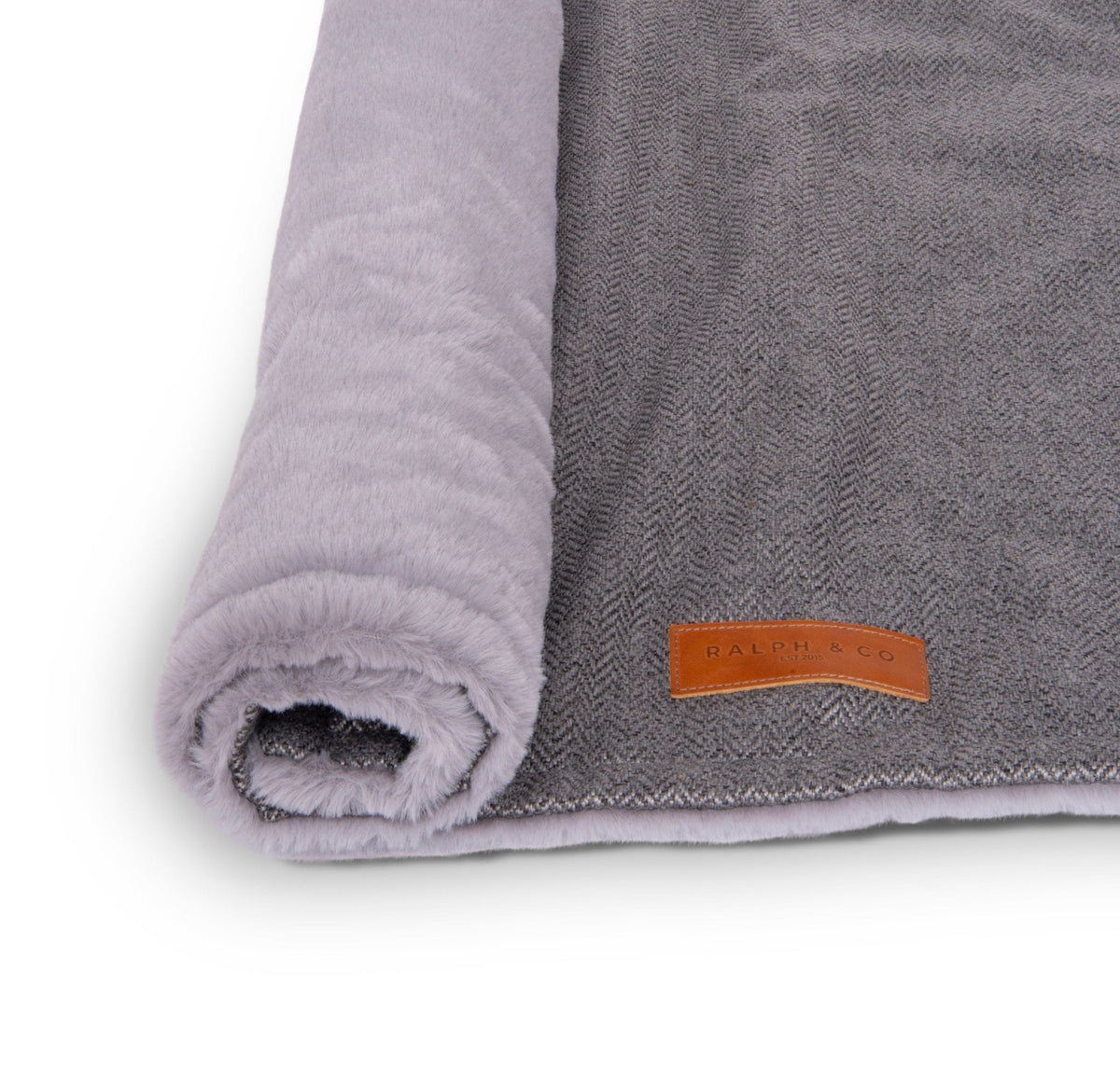 The Balmoral Blanket – Herringbone & Faux Fur