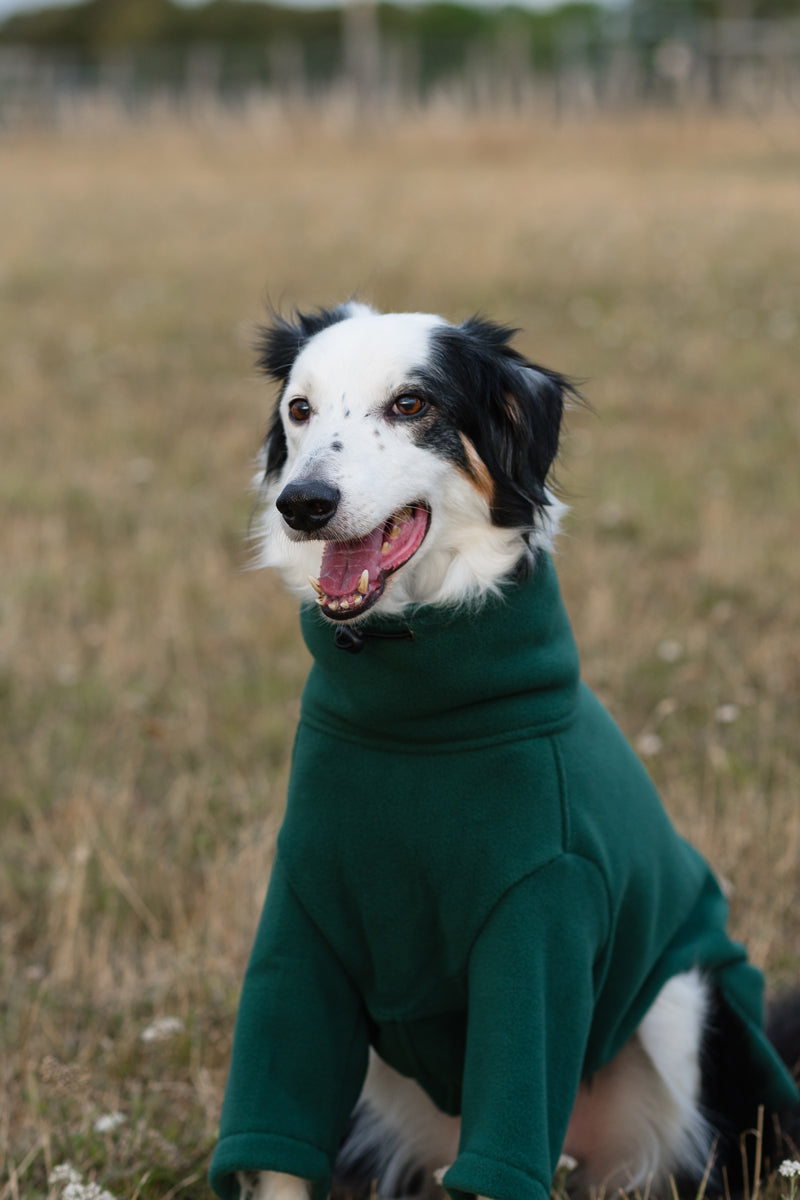 The Bothy Sleeved Fleece Coat – Hunter Green